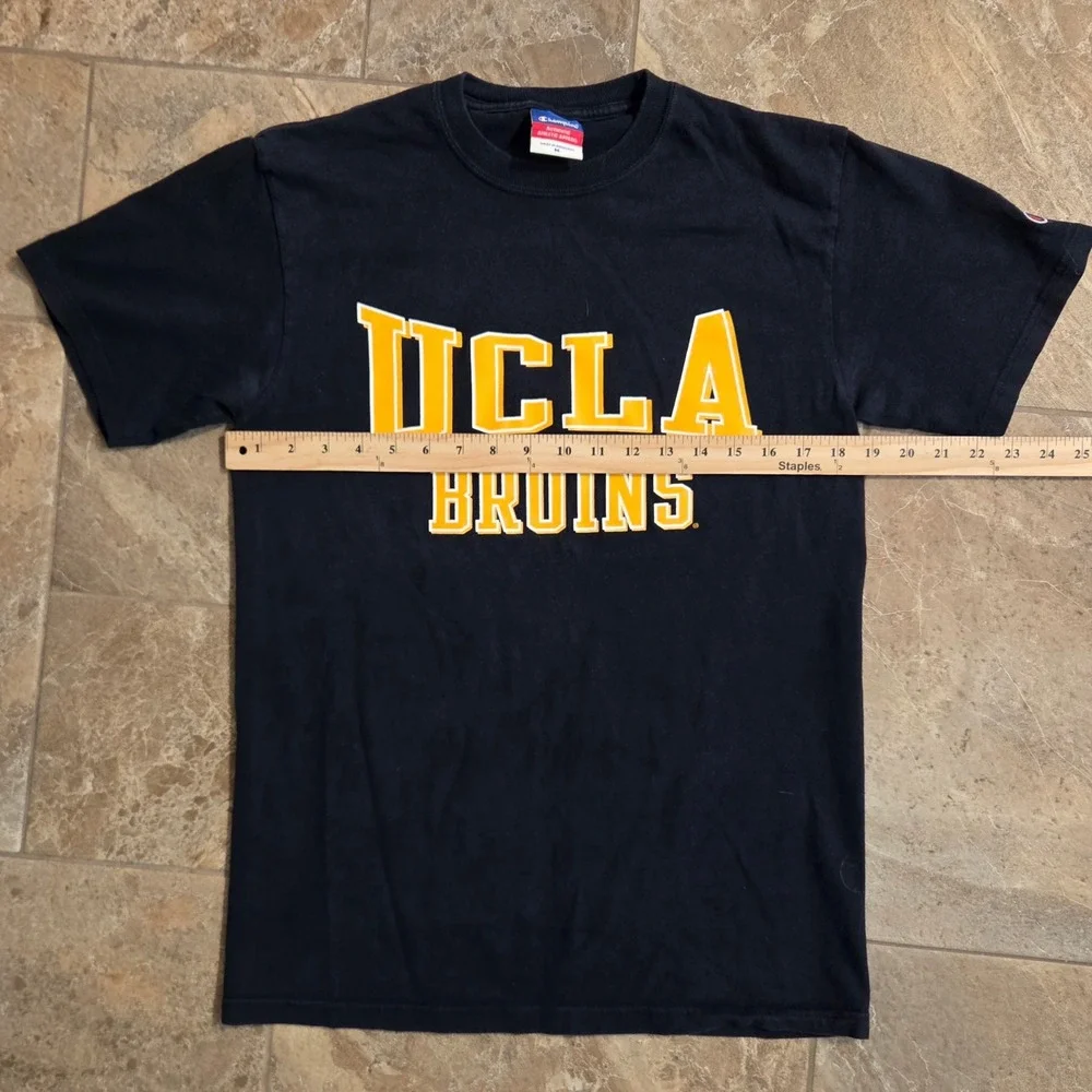 Champion UCLA Bruins Mens Navy Blue Graphic T-Shirt Size M - Picture 3 of 7